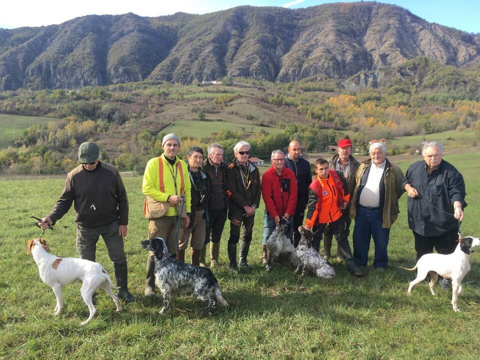 Gruppo con Pointer a Cantalupo Ligure